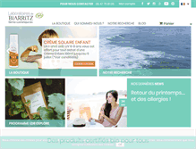 Tablet Screenshot of laboratoires-biarritz.fr